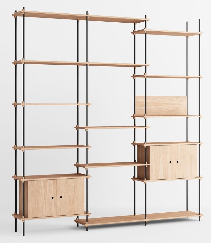 Moebe Moebe Shelving system S.255.3.B (diverse kleurencombinaties) Moebe Moebe Shelving system S.255.3.B (diverse kleurencombinaties)