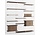 Moebe Shelving system S.255.3.B  (different colour combinations)