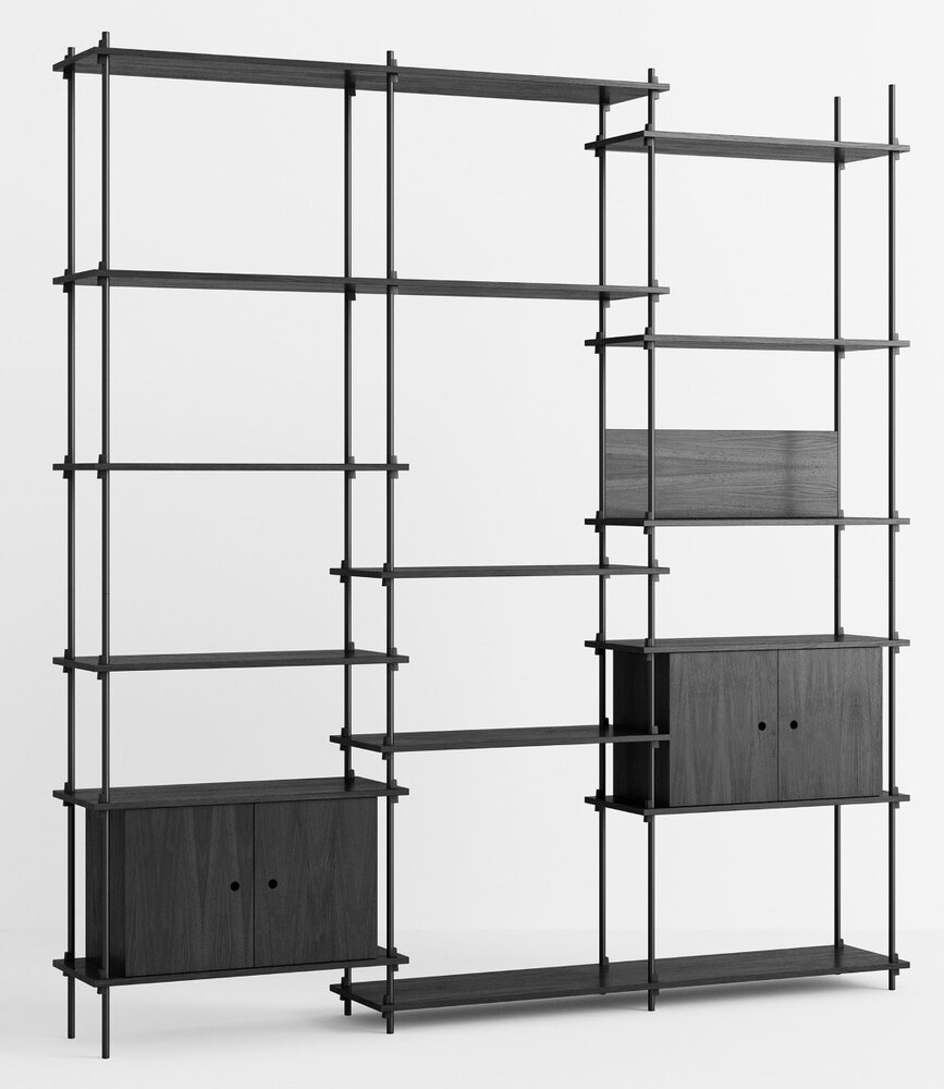 Moebe Moebe Shelving system S.255.3.B (diverse kleurencombinaties) Moebe Moebe Shelving system S.255.3.B (diverse kleurencombinaties)