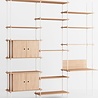 Moebe Moebe Shelving system S.255.3.D (different colour combinations) Moebe Moebe Shelving system S.255.3.D (different colour combinations)