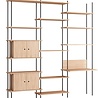 Moebe Moebe Shelving system S.255.3.D (different colour combinations) Moebe Moebe Shelving system S.255.3.D (different colour combinations)