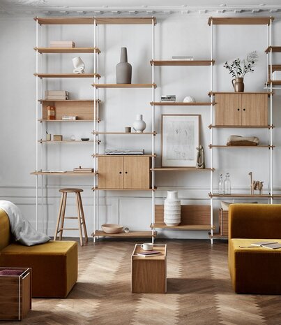 Moebe Moebe Shelving system S.255.3.B (different colour combinations) Moebe Moebe Shelving system S.255.3.B (different colour combinations)