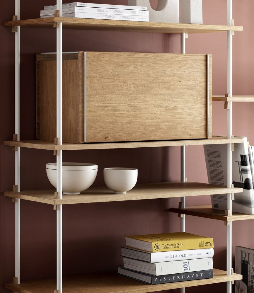 Moebe Moebe Shelving system S.255.3.A (diverse kleurencombinaties) Moebe Moebe Shelving system S.255.3.A (diverse kleurencombinaties)