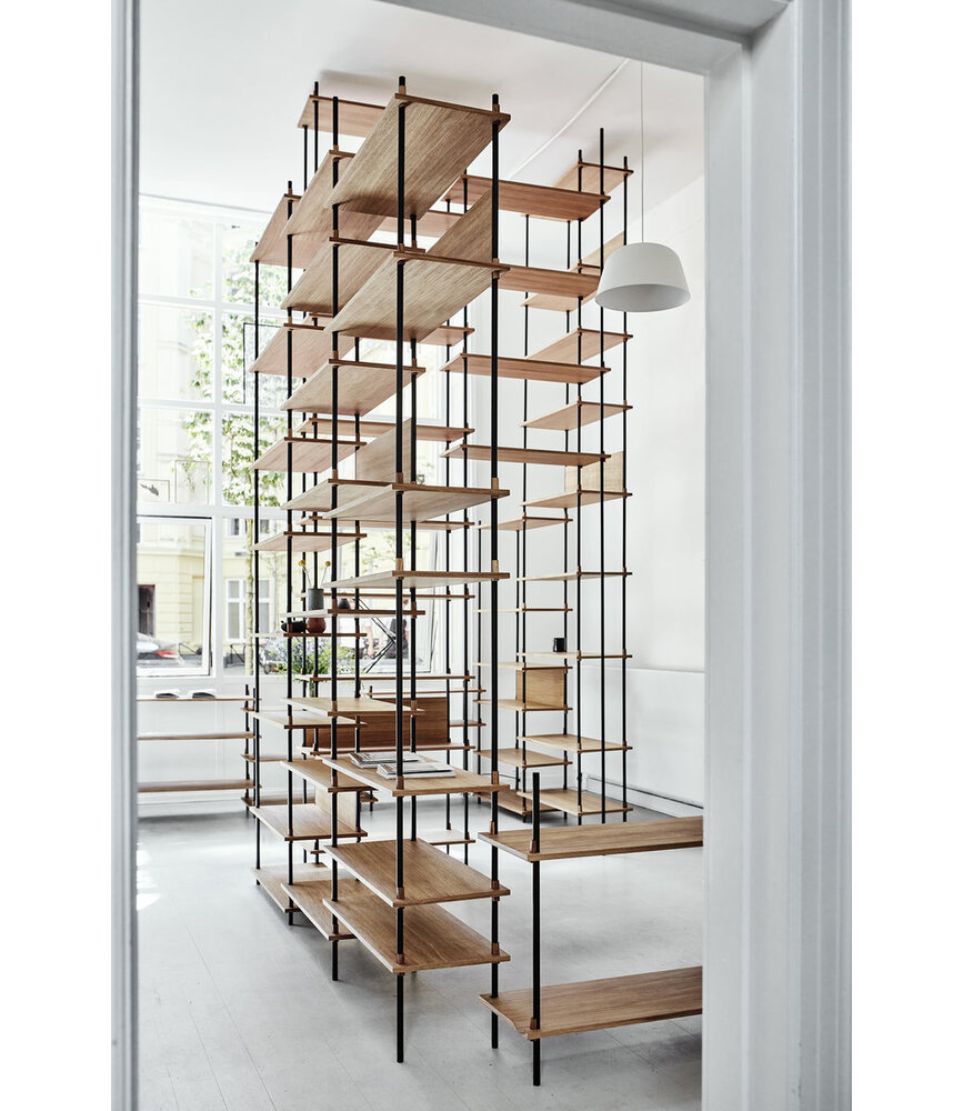 Moebe Moebe Shelving system S.200.3.B (different colour combinations) Moebe Moebe Shelving system S.200.3.B (different colour combinations)