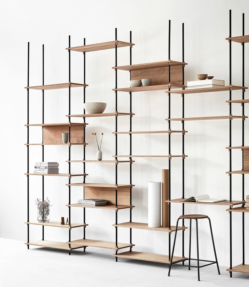 Moebe Moebe Shelving system S.200.3.A (diverse kleurencombinaties) Moebe Moebe Shelving system S.200.3.A (diverse kleurencombinaties)