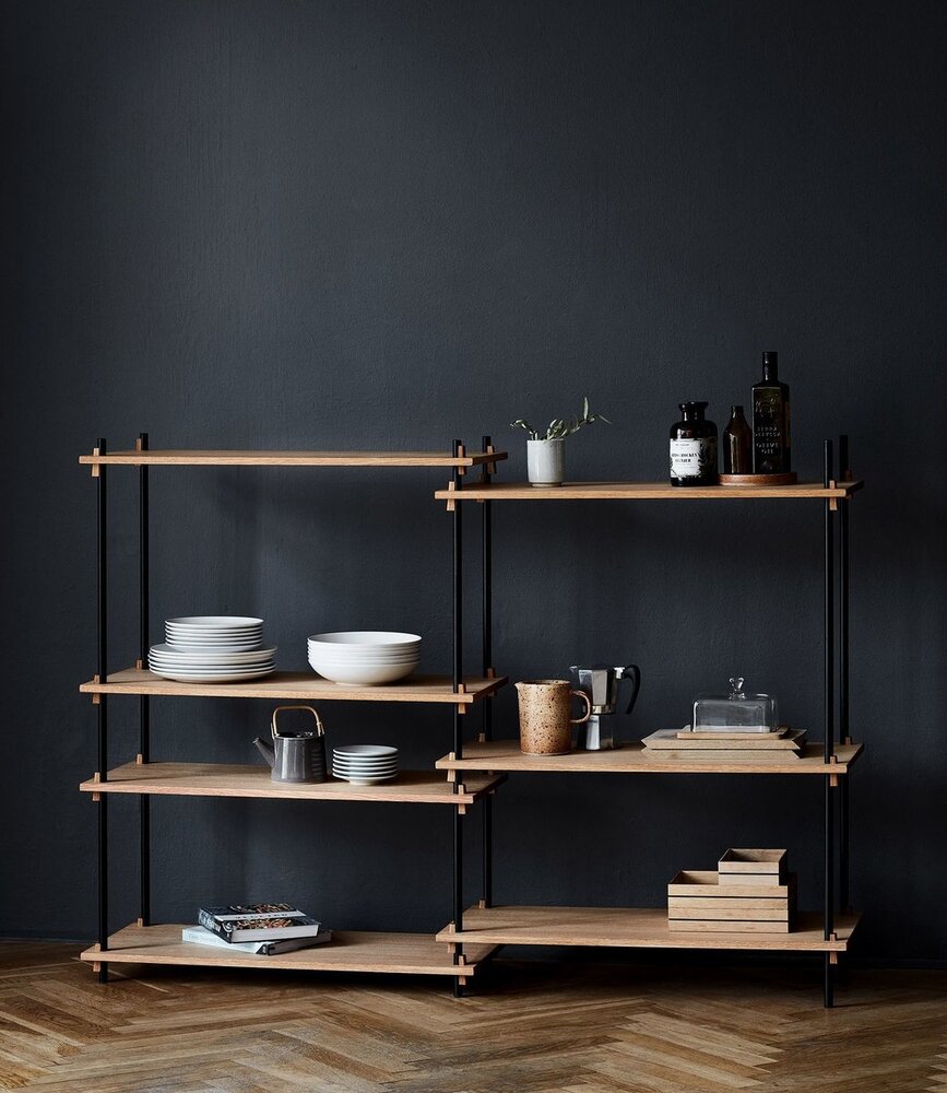 Moebe Moebe Shelving system S.115.3.B (diverse kleurencombinaties) Moebe Moebe Shelving system S.115.3.B (diverse kleurencombinaties)