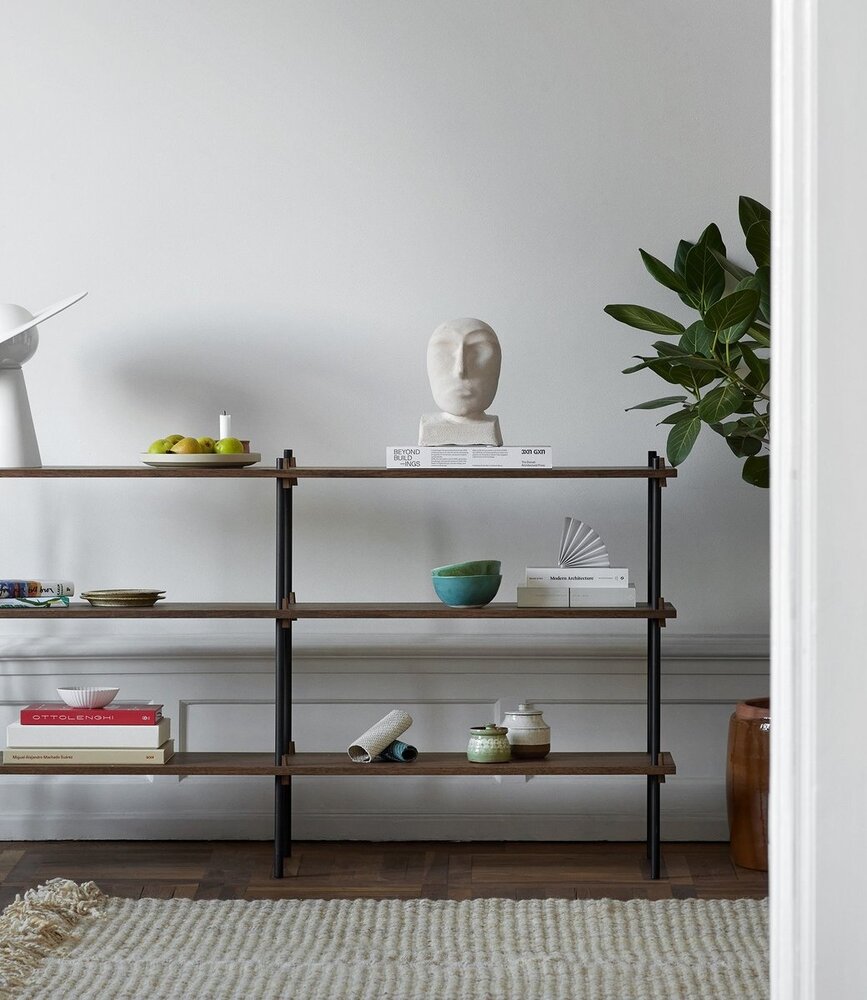 Moebe Moebe Shelving system S.115.3.A (different colour combinations) Moebe Moebe Shelving system S.115.3.A (different colour combinations)