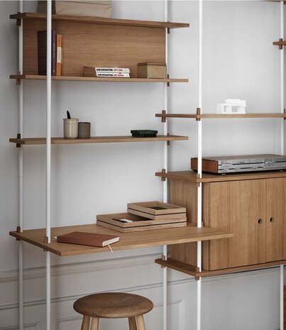 Moebe Moebe Shelving system S.255.2.E (different colour combinations) Moebe Moebe Shelving system S.255.2.E (different colour combinations)