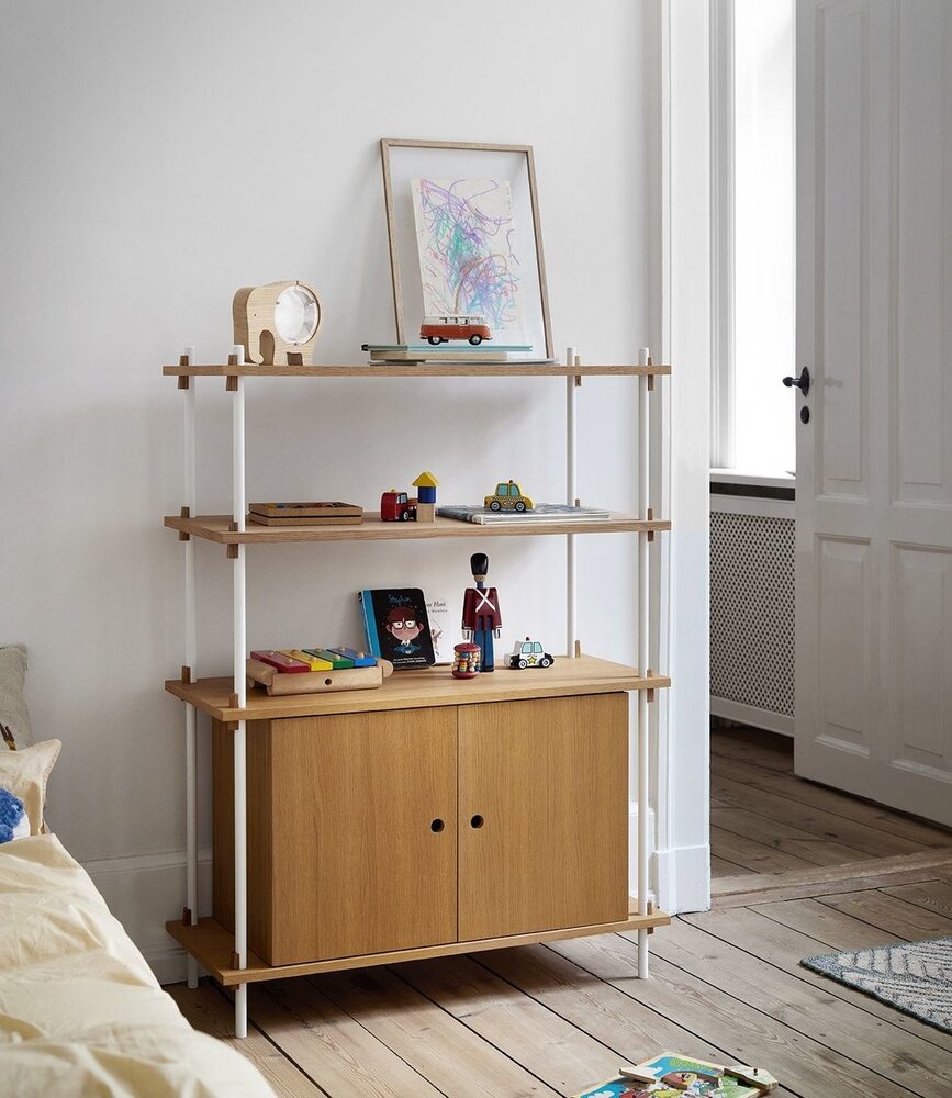 Moebe Moebe Shelving system S.115.2.C (diverse kleurencombinaties) Moebe Moebe Shelving system S.115.2.C (diverse kleurencombinaties)