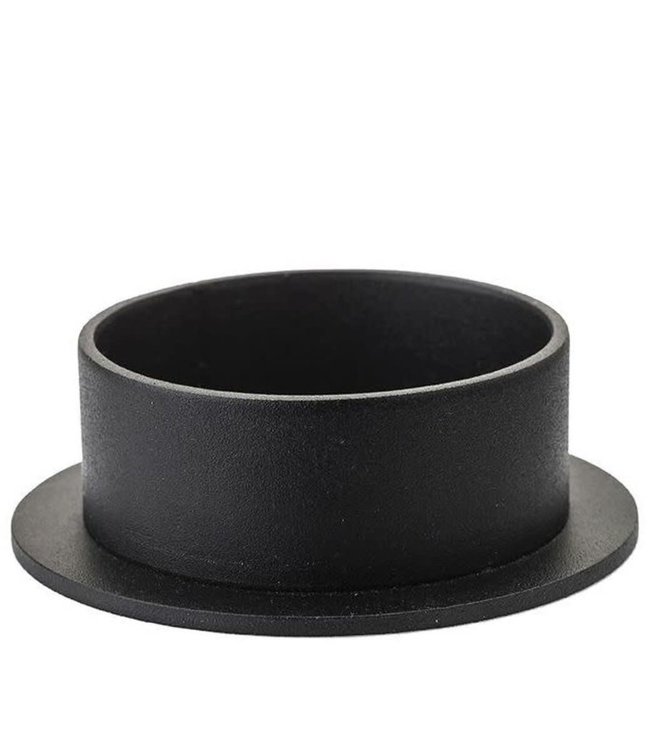 KunstIndustrien KunstIndustrien for Ø7cm candle metal matt black Candlestick round