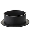 KunstIndustrien KunstIndustrien - voor Ø7cm kaars - metaal mat zwart Kandelaar Rond KunstIndustrien KunstIndustrien - voor Ø7cm kaars - metaal mat zwart Kandelaar Rond