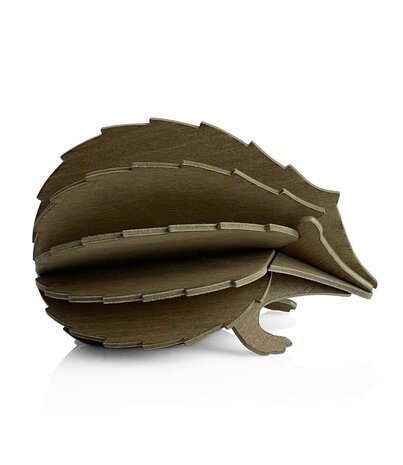 LOVI Lovi Hedgehog birch wood 8cm brown 3D animal DIY kit LOVI Lovi Hedgehog birch wood 8cm brown 3D animal DIY kit
