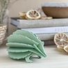 LOVI Lovi Hedgehog birch wood mint - 11cm - 3D animal DIY package LOVI Lovi Hedgehog birch wood mint - 11cm - 3D animal DIY package
