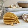 LOVI Lovi Hedgehog birch wood warm yellow - 2 sizes - 3D animal DIY package LOVI Lovi Hedgehog birch wood warm yellow - 2 sizes - 3D animal DIY package