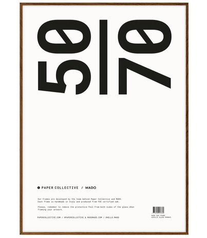 Paper Collective Paper Collective 50x70cm Donker Eiken Fotolijst Paper Collective Paper Collective 50x70cm Donker Eiken Fotolijst