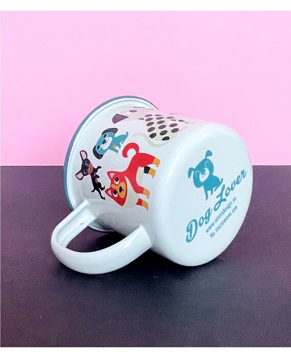 OMM design Enamel Cup Dog lover