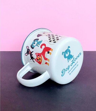 OMM Design OMM design Emaillen Beker Dog lover OMM Design OMM design Emaillen Beker Dog lover