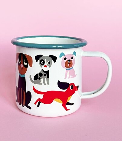 OMM Design OMM design Emaillen Beker Dog lover OMM Design OMM design Emaillen Beker Dog lover