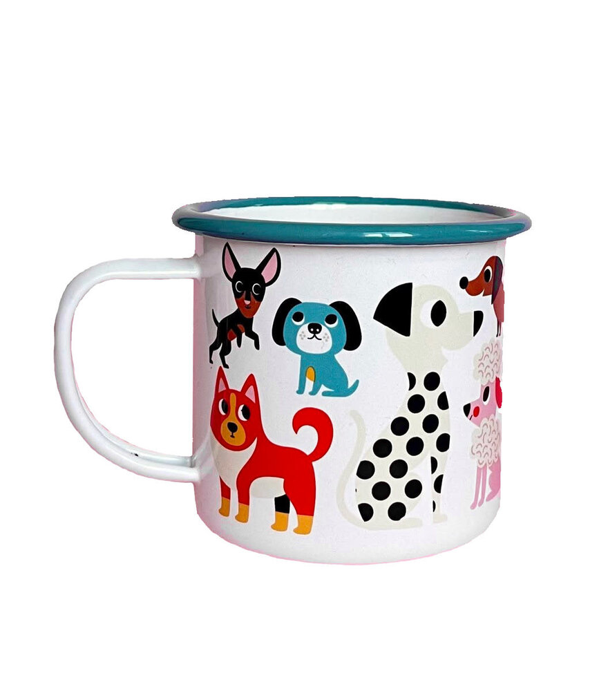 OMM Design OMM design Emaillen Beker Dog lover OMM Design OMM design Emaillen Beker Dog lover