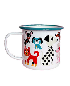 OMM Design OMM design Emaillen Beker Dog lover OMM Design OMM design Emaillen Beker Dog lover