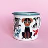 OMM Design OMM design Emaillen Beker Dog lover OMM Design OMM design Emaillen Beker Dog lover