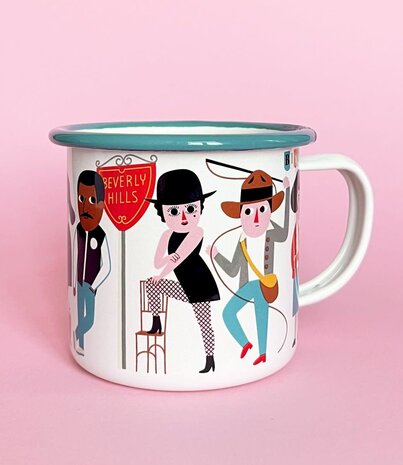 OMM Design OMM design Emaillen Beker Movie lover OMM Design OMM design Emaillen Beker Movie lover