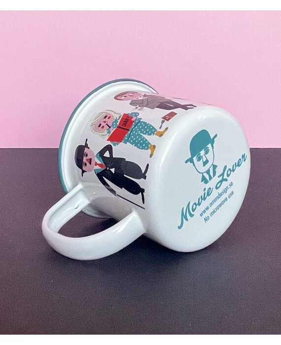 OMM design Enamel Cup Movie lover