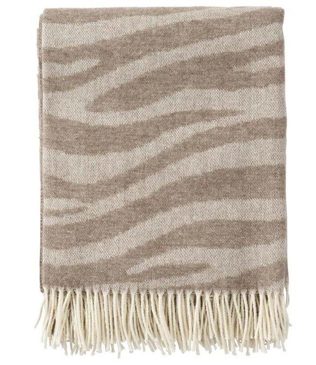 Klippan Klippan plaid nougat 60% merino wol 130x200cm Savannah