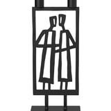 Bengt & Lotta Bengt & Lotta Care kandelaar H33cm W14cm  ijzer zwart Bengt & Lotta Bengt & Lotta Care kandelaar H33cm W14cm  ijzer zwart