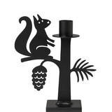 Bengt & Lotta Bengt & Lotta Squirrel candlestick W14.5cm H18cm iron black Bengt & Lotta Bengt & Lotta Squirrel candlestick W14.5cm H18cm iron black