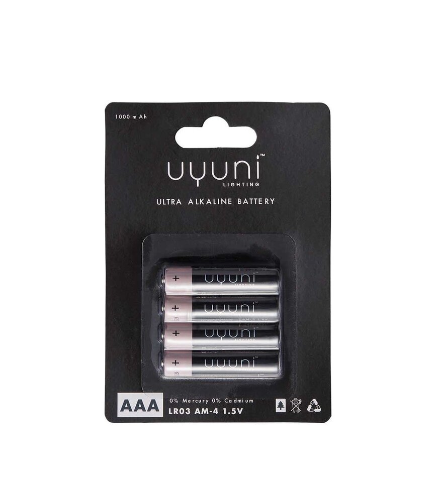 Uyuni Lighting Uyuni Lighting AAA Batteries 4 pieces for Uyuni LED candles Uyuni Lighting Uyuni Lighting AAA Batteries 4 pieces for Uyuni LED candles