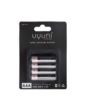 Uyuni Lighting Uyuni Lighting AAA-Batterijen 4 stuks voor Uyuni LED kaarsen Uyuni Lighting Uyuni Lighting AAA-Batterijen 4 stuks voor Uyuni LED kaarsen