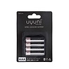 Uyuni Lighting Uyuni Lighting AAA Batteries 4 pieces for LED dinner candle set of Ø2,3cm Uyuni Lighting Uyuni Lighting AAA Batteries 4 pieces for LED dinner candle set of Ø2,3cm
