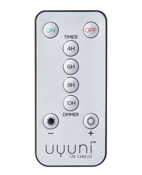 Uyuni Lighting Uyuni Lighting remote control silver 3.9 x 9 x 0.7cm incl. battery Uyuni Lighting Uyuni Lighting remote control silver 3.9 x 9 x 0.7cm incl. battery