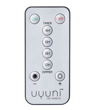 Uyuni Lighting Uyuni Lighting remote control silver 3.9 x 9 x 0.7cm incl. battery Uyuni Lighting Uyuni Lighting remote control silver 3.9 x 9 x 0.7cm incl. battery