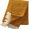 Klippan Klippan Ralph plaid van 100% Eco Wol 130x200 mosterd Klippan Klippan Ralph plaid van 100% Eco Wol 130x200 mosterd