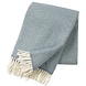 Klippan Klippan Samba plaid 130x200 lead grey made of 100% lambs wool Klippan Klippan Samba plaid 130x200 lead grey made of 100% lambs wool