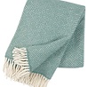 Klippan Klippan Samba wollen plaid 130x200 mint van 100% lamswol Klippan Klippan Samba wollen plaid 130x200 mint van 100% lamswol