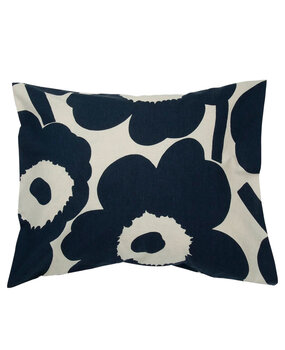 Marimekko Marimekko 60x63 - 65x65cm kussensloop (excl. kussen) Unikko Donkerblauw