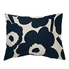 Marimekko Marimekko pillow case 60x63-65x65cm (excl. pillow) Unikko Dark Blue Marimekko Marimekko pillow case 60x63-65x65cm (excl. pillow) Unikko Dark Blue