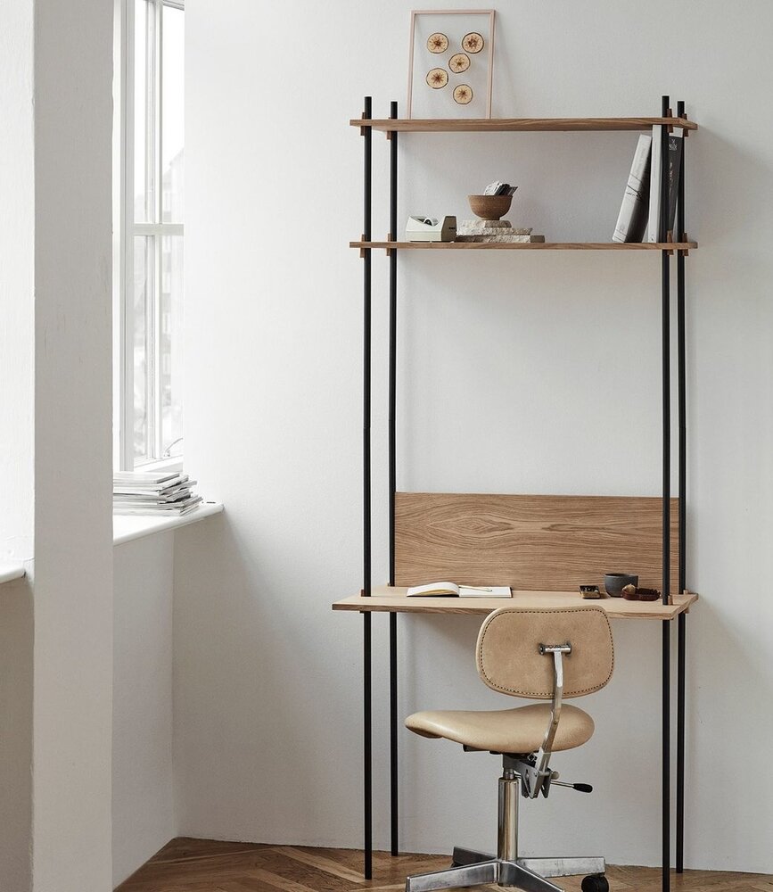 Moebe Moebe Shelving system S.200.1.D (diverse kleuren) Moebe Moebe Shelving system S.200.1.D (diverse kleuren)