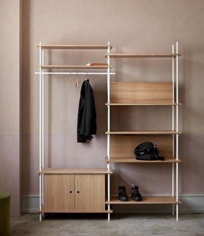 Moebe Moebe Shelving system S.255.1.G (diverse kleuren) Moebe Moebe Shelving system S.255.1.G (diverse kleuren)