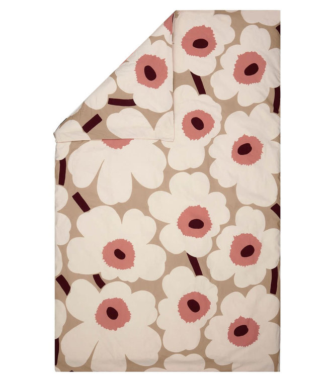 Marimekko Marimekko Unikko duvet cover 240x220cm (excl. pillow cases) beige rose