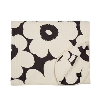 Marimekko Marimekko Unikko quilted bedspread 160x260cm darkgrey