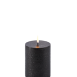 Uyuni Lighting Uyuni Lighting LED pillar candle Ø7.8 x 10cm Forest Black Uyuni Lighting Uyuni Lighting LED pillar candle Ø7.8 x 10cm Forest Black