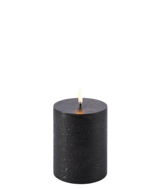 Uyuni Lighting Uyuni Lighting LED pillar candle Ø7.8 x 10cm Forest Black