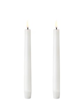 Uyuni Lighting Uyuni Lighting LED Wax  dinerkaars 2 st Ø2,3 x 20cm Nordic White