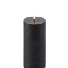 Uyuni Lighting Uyuni Lighting LED Wax stompkaars Ø7,8 x 15cm Rustiek Zwart Uyuni Lighting Uyuni Lighting LED Wax stompkaars Ø7,8 x 15cm Rustiek Zwart