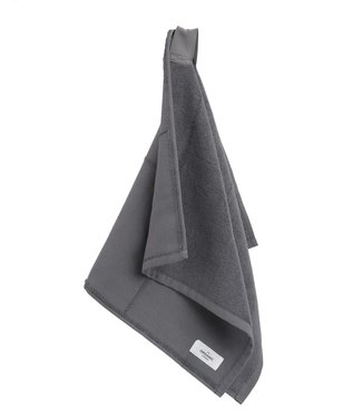 The Organic Company The Organic Company Calm handdoek 40x70cm Dark Grey GOTS gecertificeerd