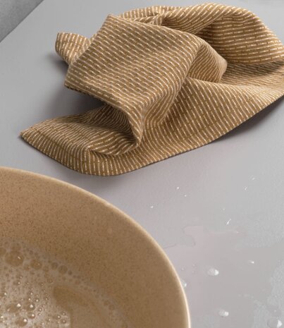 The Organic Company The Organic Company Kitchen Cloth 30x35cm Khaki Stone GOTS certified The Organic Company The Organic Company Kitchen Cloth 30x35cm Khaki Stone GOTS certified